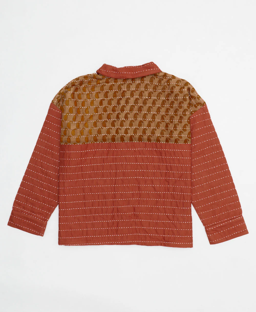 Quilted Chore Jacket - Rust - No. 240502 - Image 2