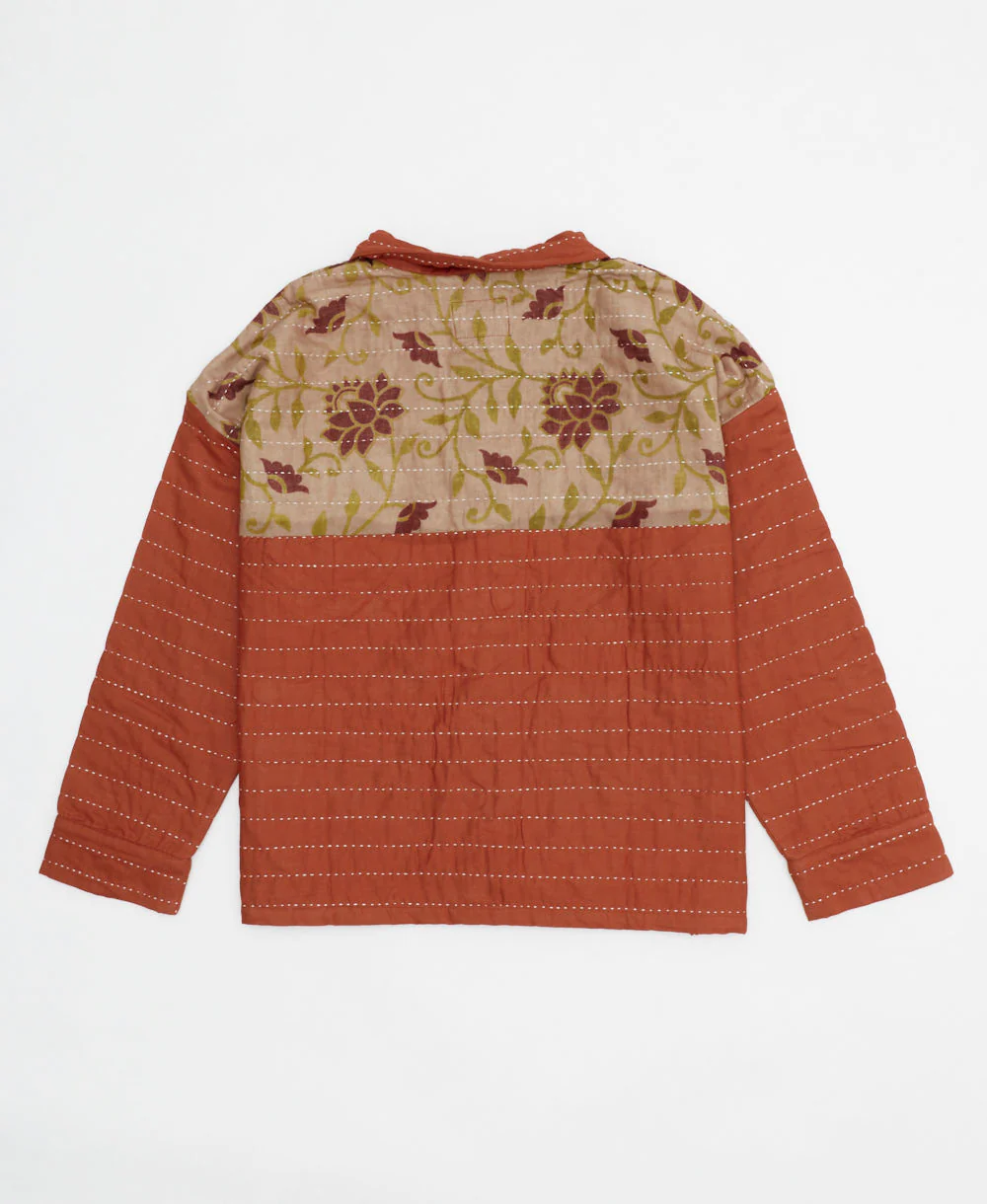 Quilted Chore Jacket - Rust - No. 240503 - Image 2