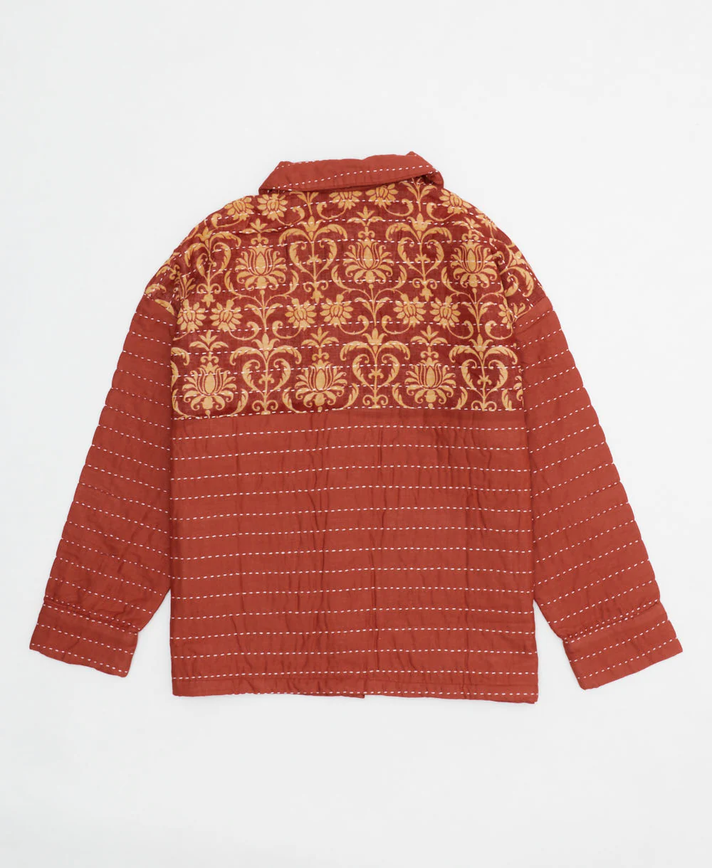 Quilted Chore Jacket - Rust - No. 240504 - Image 2