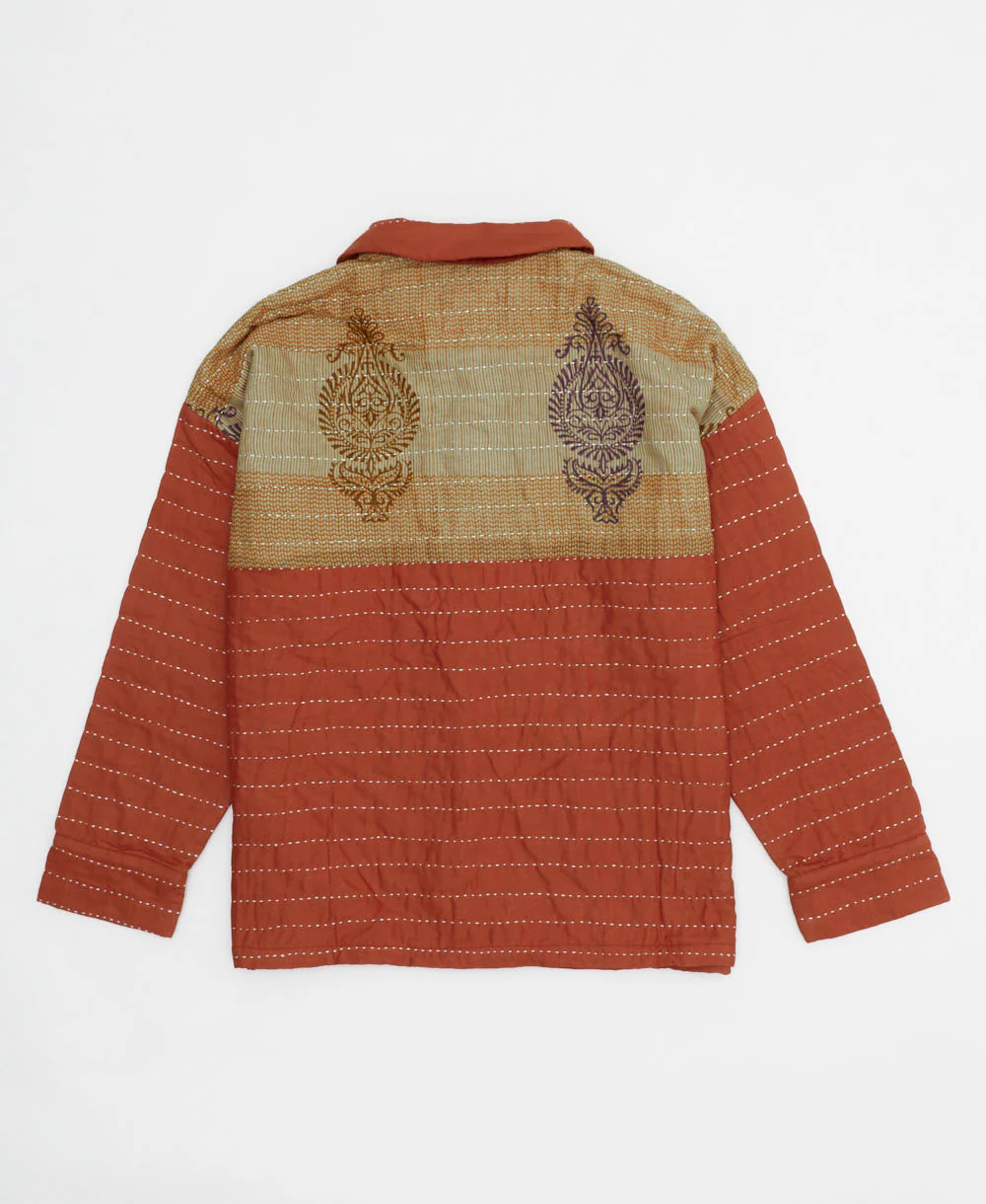 Quilted Chore Jacket - Rust - No. 240505 - Image 2