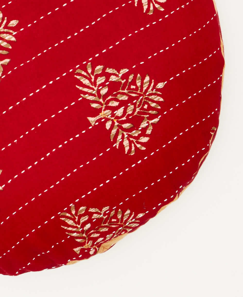 Kantha Round Pillow - No. 240104 - Image 3