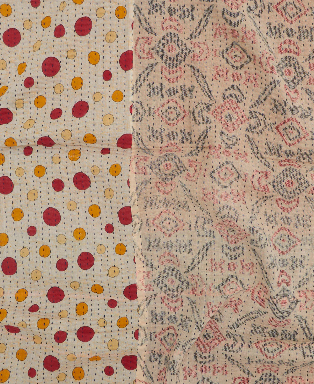 Small Kantha Quilt Throw - No. 250705 - Image 2