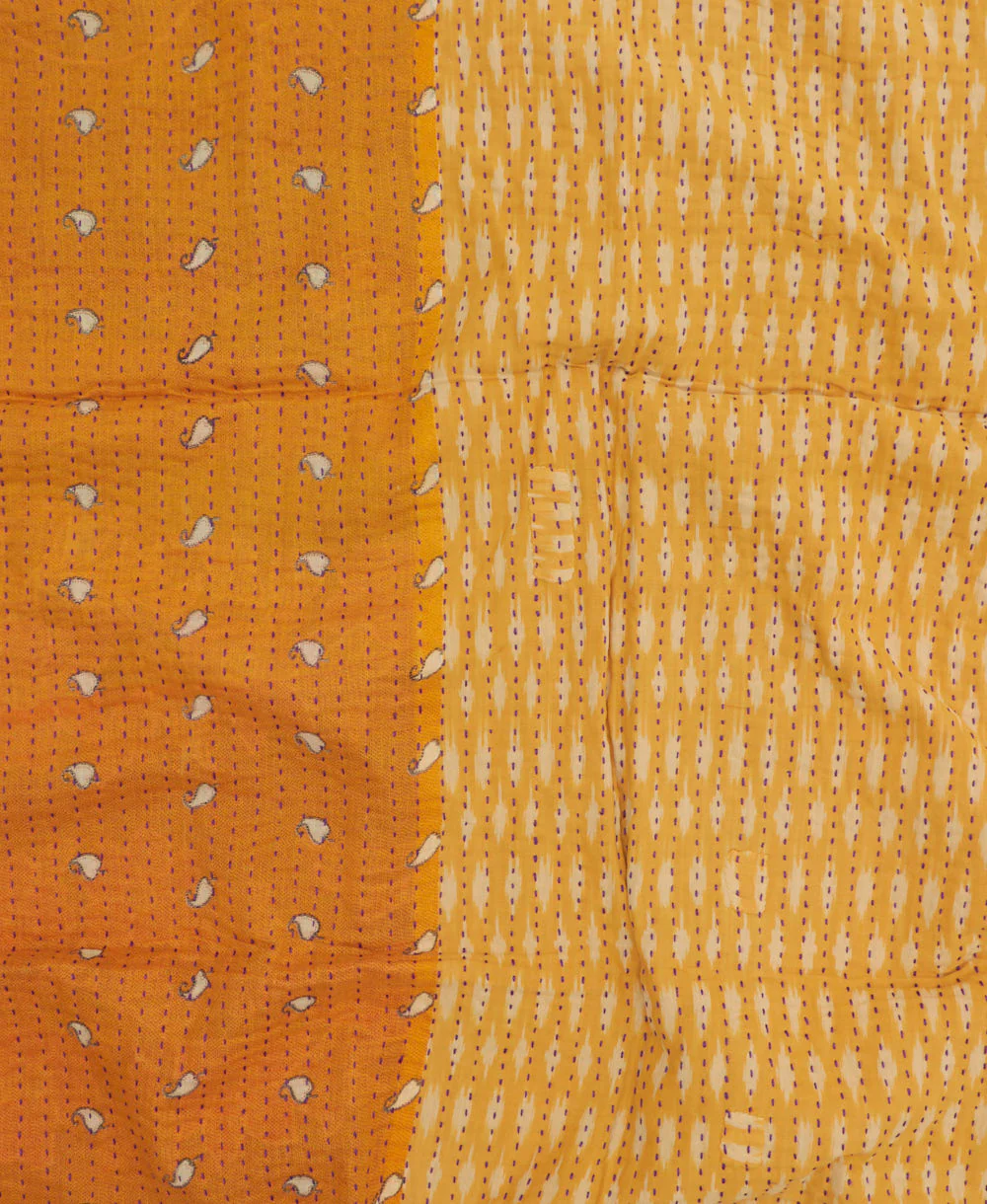 Small Kantha Quilt Throw - No. 250726 - Image 2