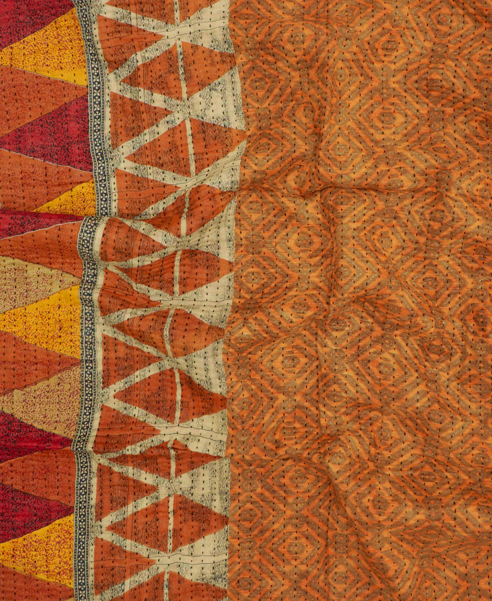 Small Kantha Quilt Throw - No. 260109 - Image 2