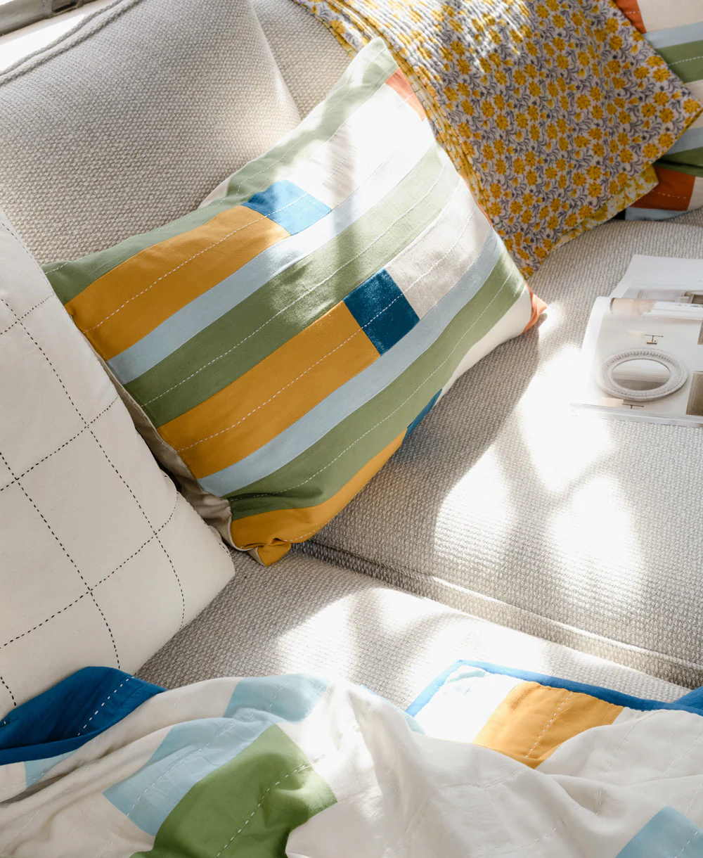 Stamp Lumbar Pillow - Image 3