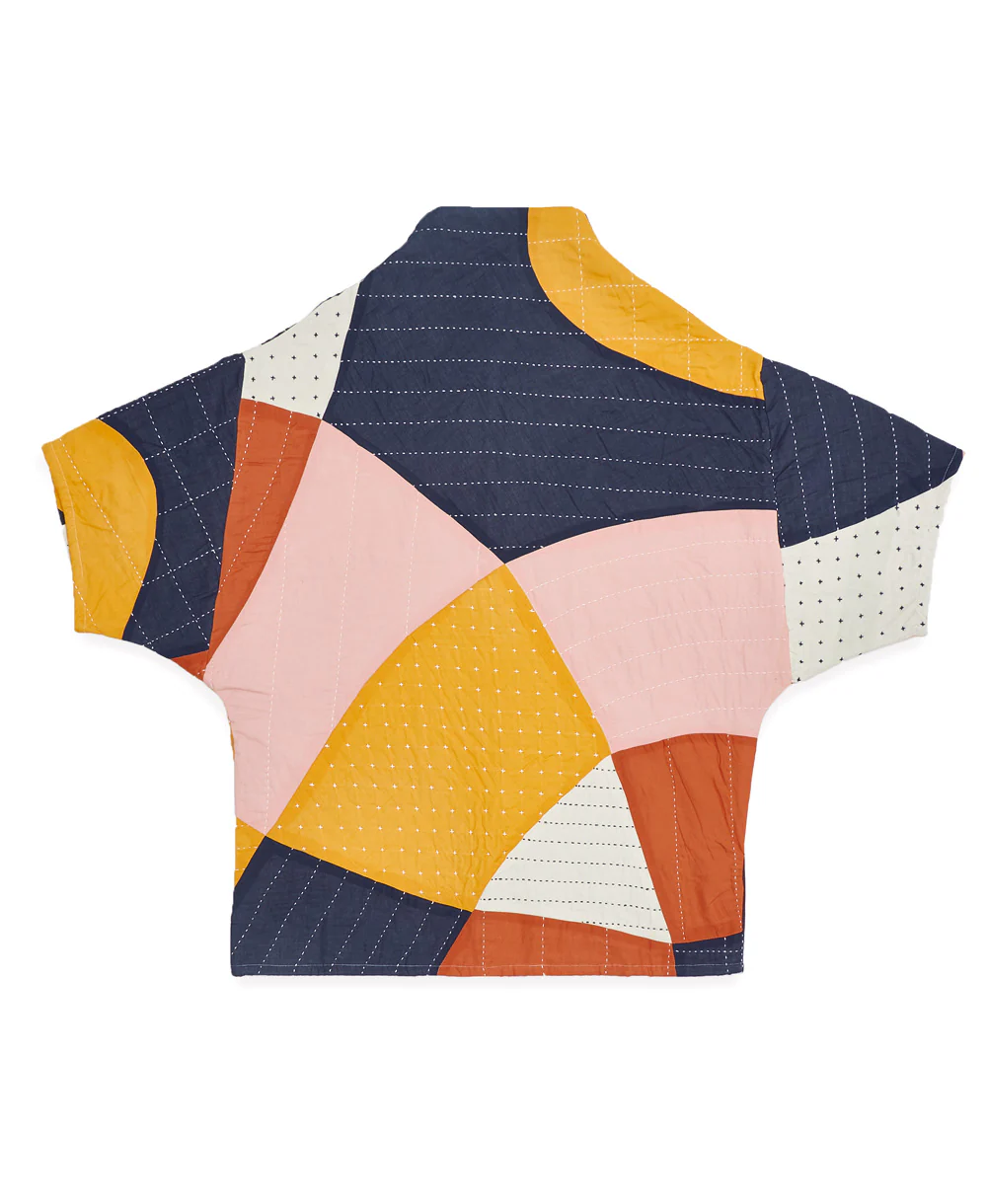 Sunset Cocoon Quilted Jacket - Image 4