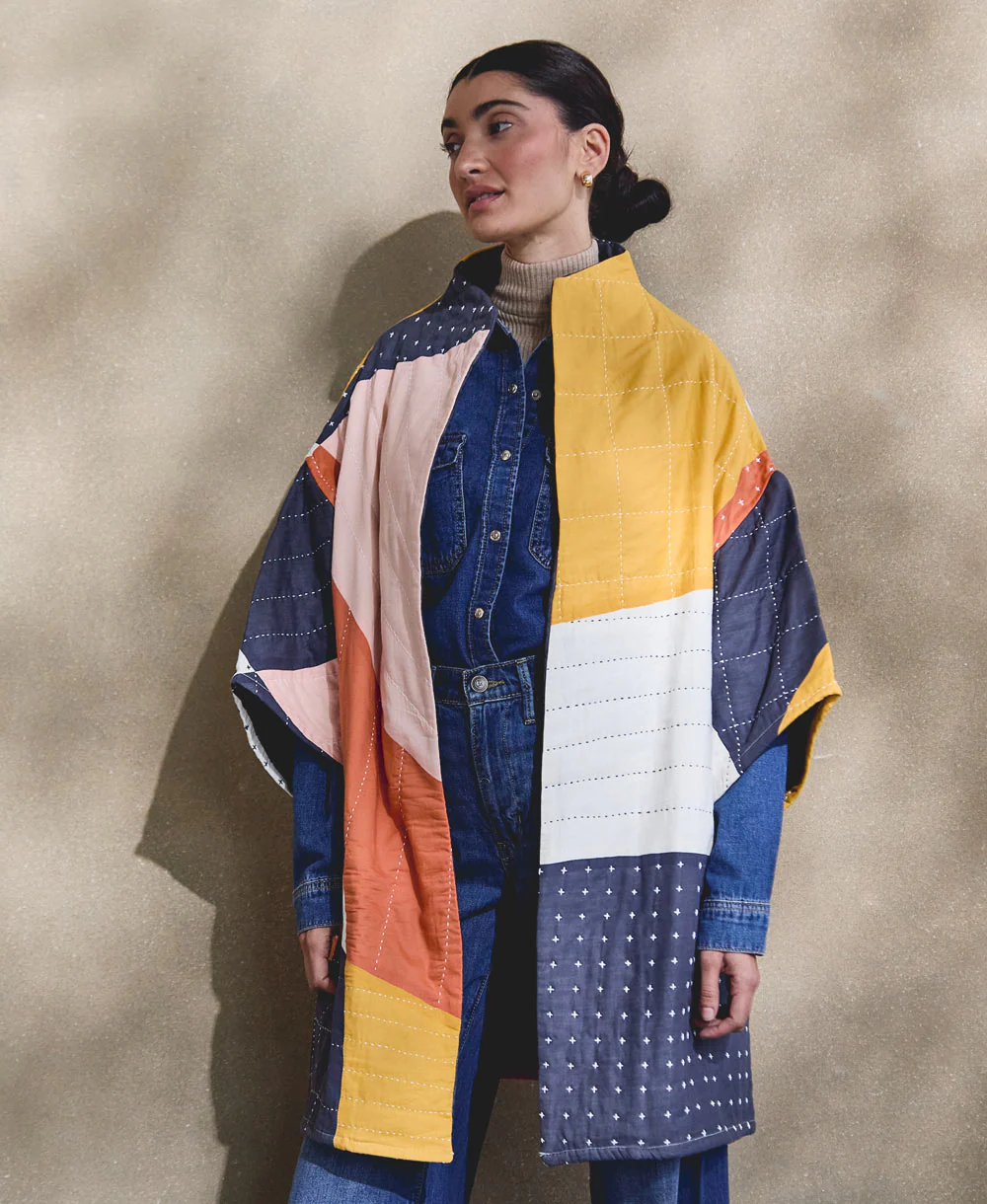 Sunset Cocoon Quilted Jacket - Image 6