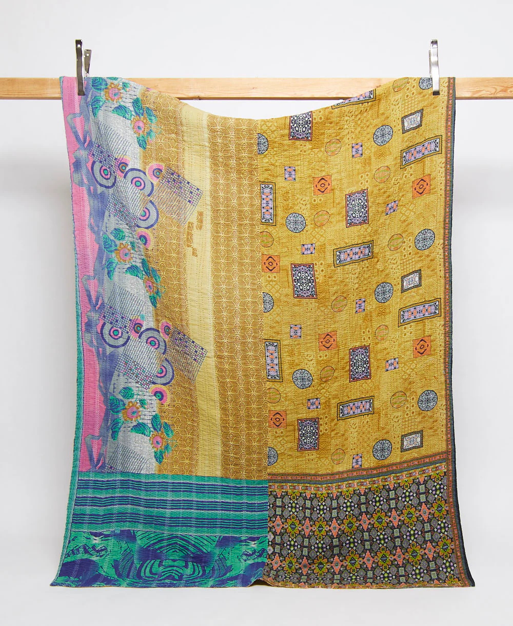 Twin Kantha Quilt Bedding - No. 260109