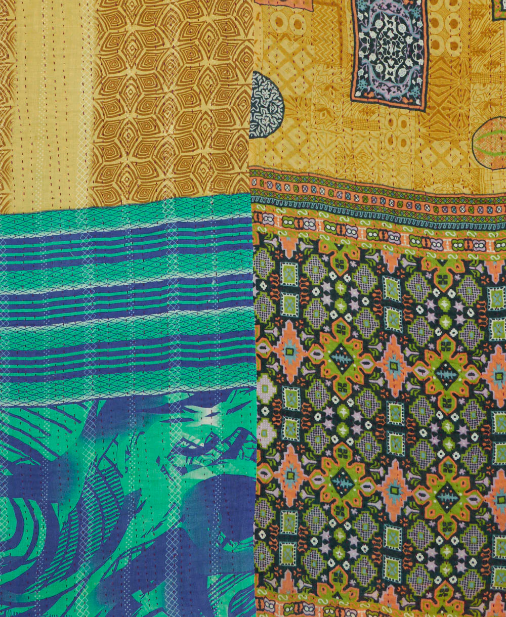 Twin Kantha Quilt Bedding - No. 260109 - Image 4