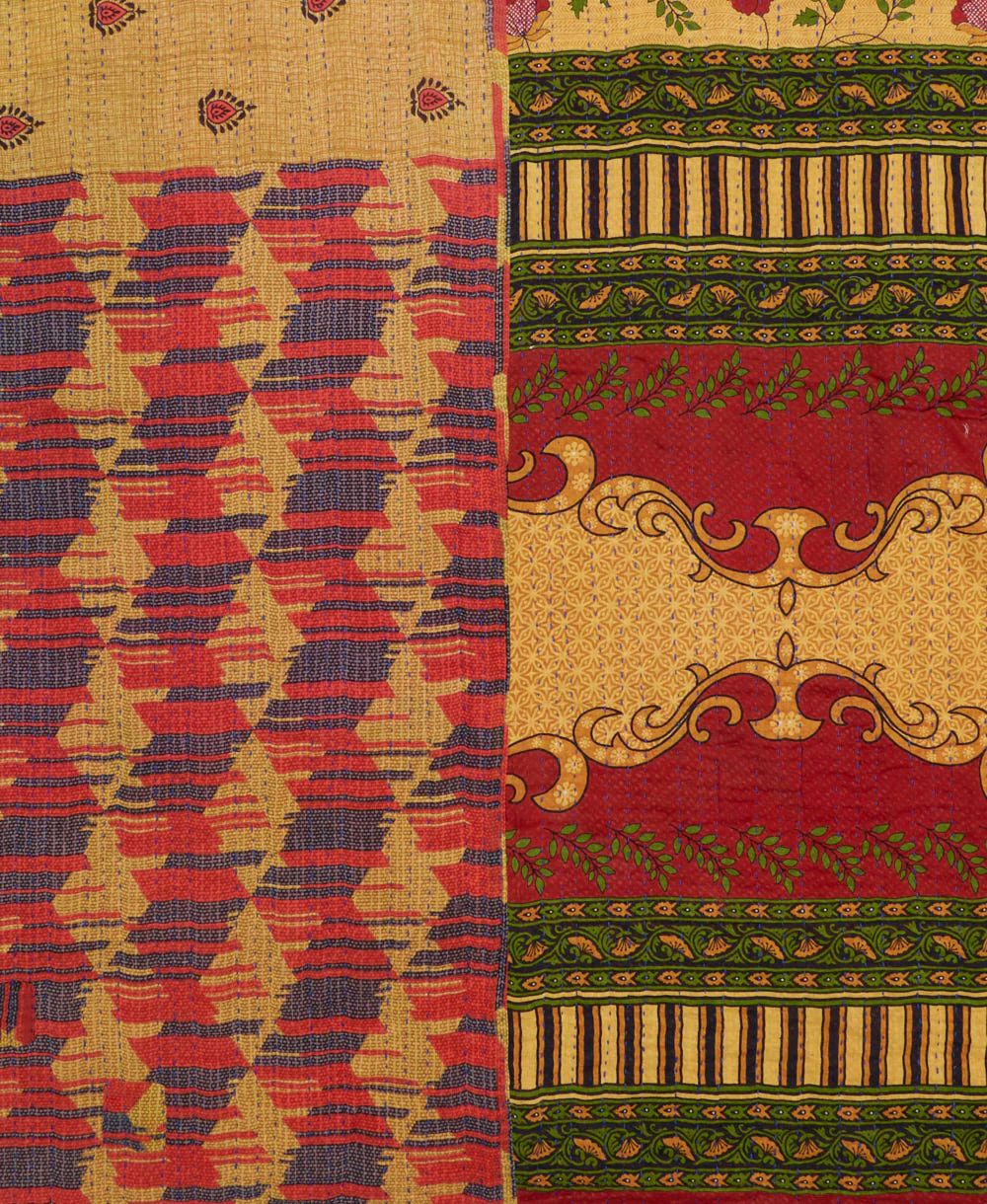 Twin Kantha Quilt Bedding - No. 260113 - Image 3