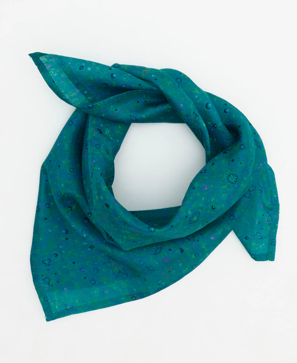 Vintage Silk Bandana - No. 250309 - Image 2