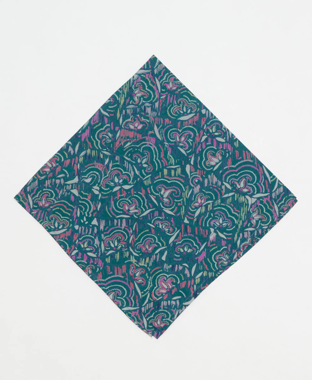 Vintage Silk Bandana - No. 250623 - Image 2