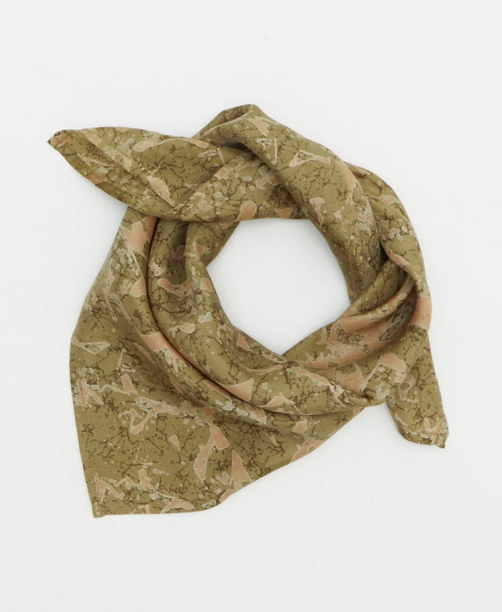 Vintage Silk Bandana - No. 250816