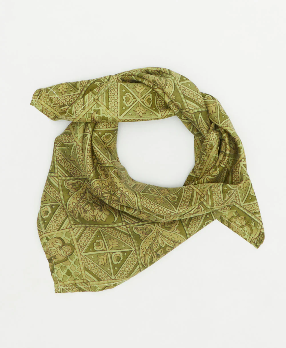 Vintage Silk Bandana - No. 260226