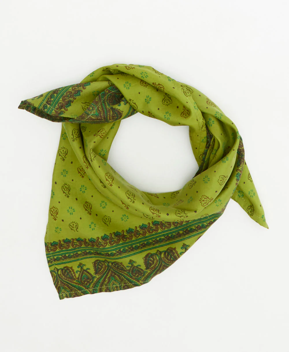 Vintage Silk Bandana - No. 260314