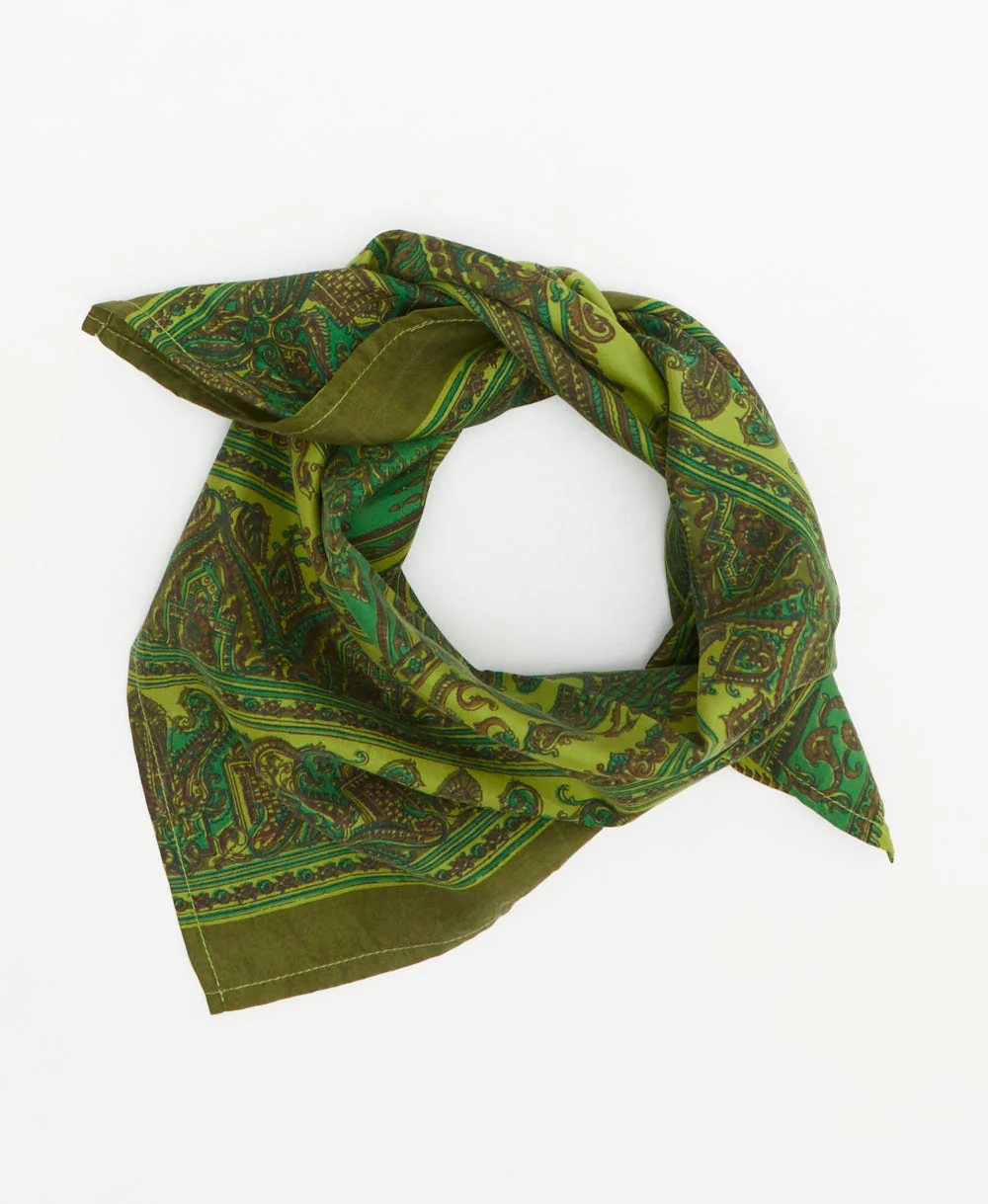 Vintage Silk Bandana - No. 260315