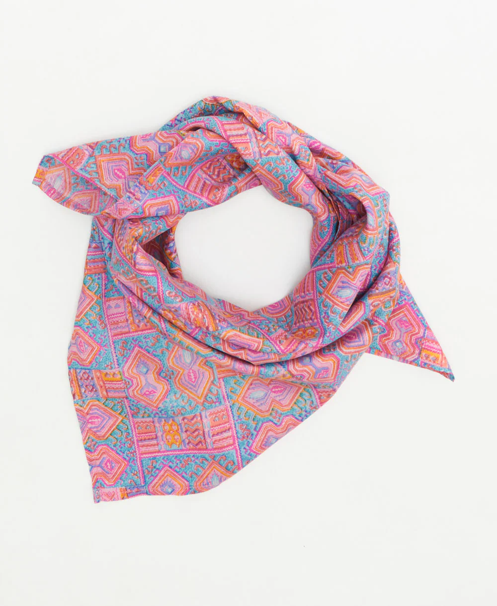 Vintage Silk Bandana - No. 260316