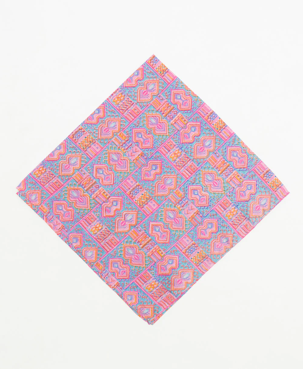 Vintage Silk Bandana - No. 260316 - Image 2
