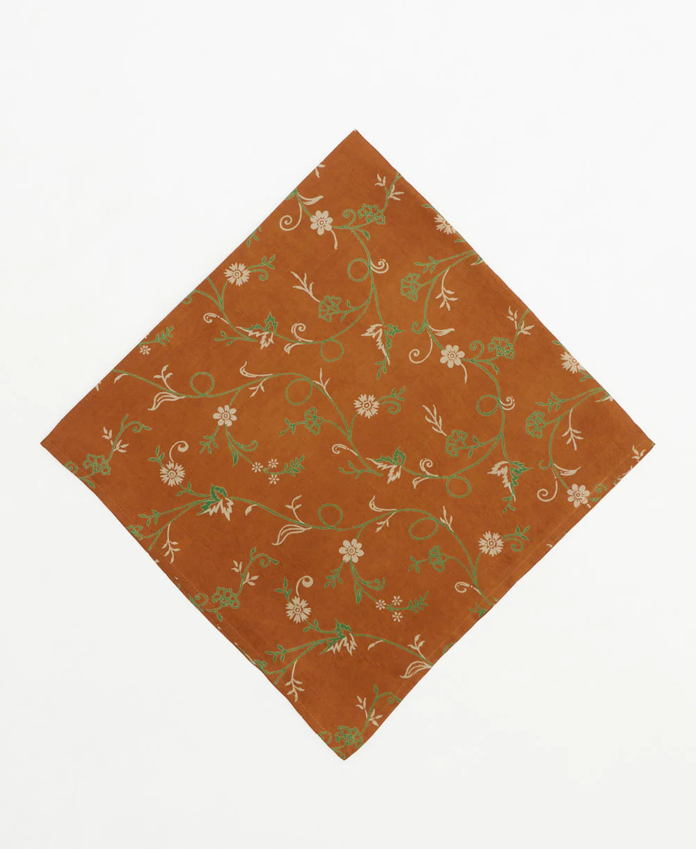 Vintage Silk Bandana - No. 260322 - Image 2