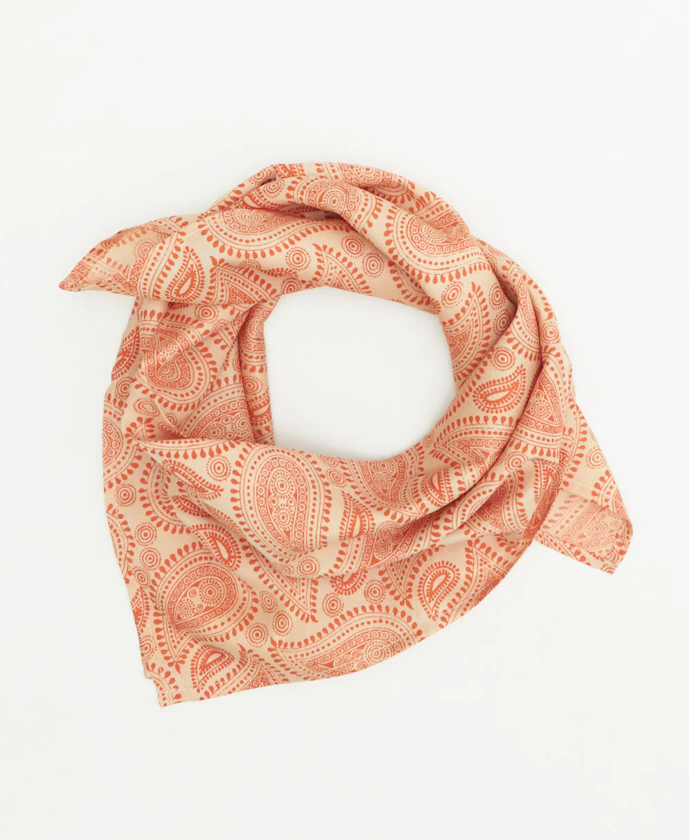 Vintage Silk Bandana - No. 260323