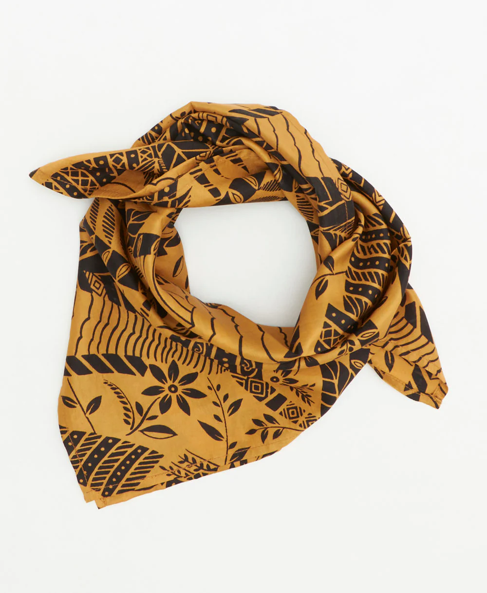 Vintage Silk Bandana - No. 260326