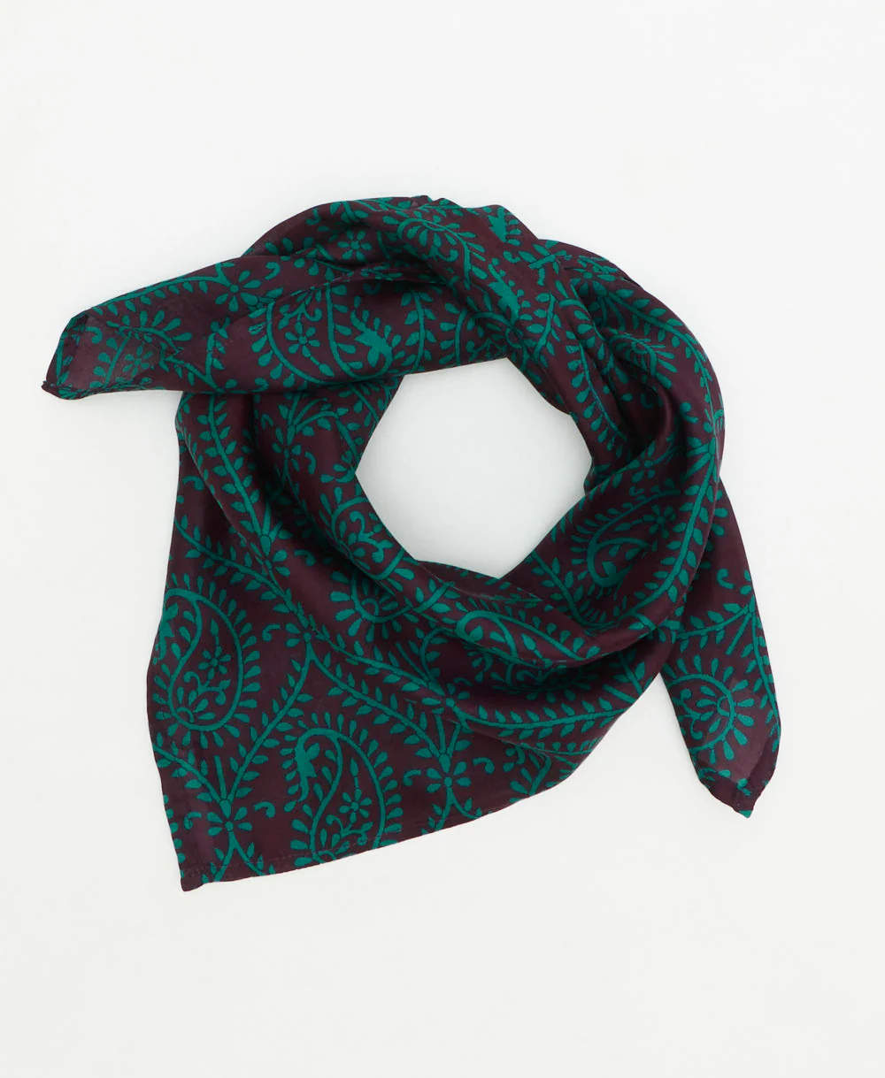 Vintage Silk Bandana - No. 260327