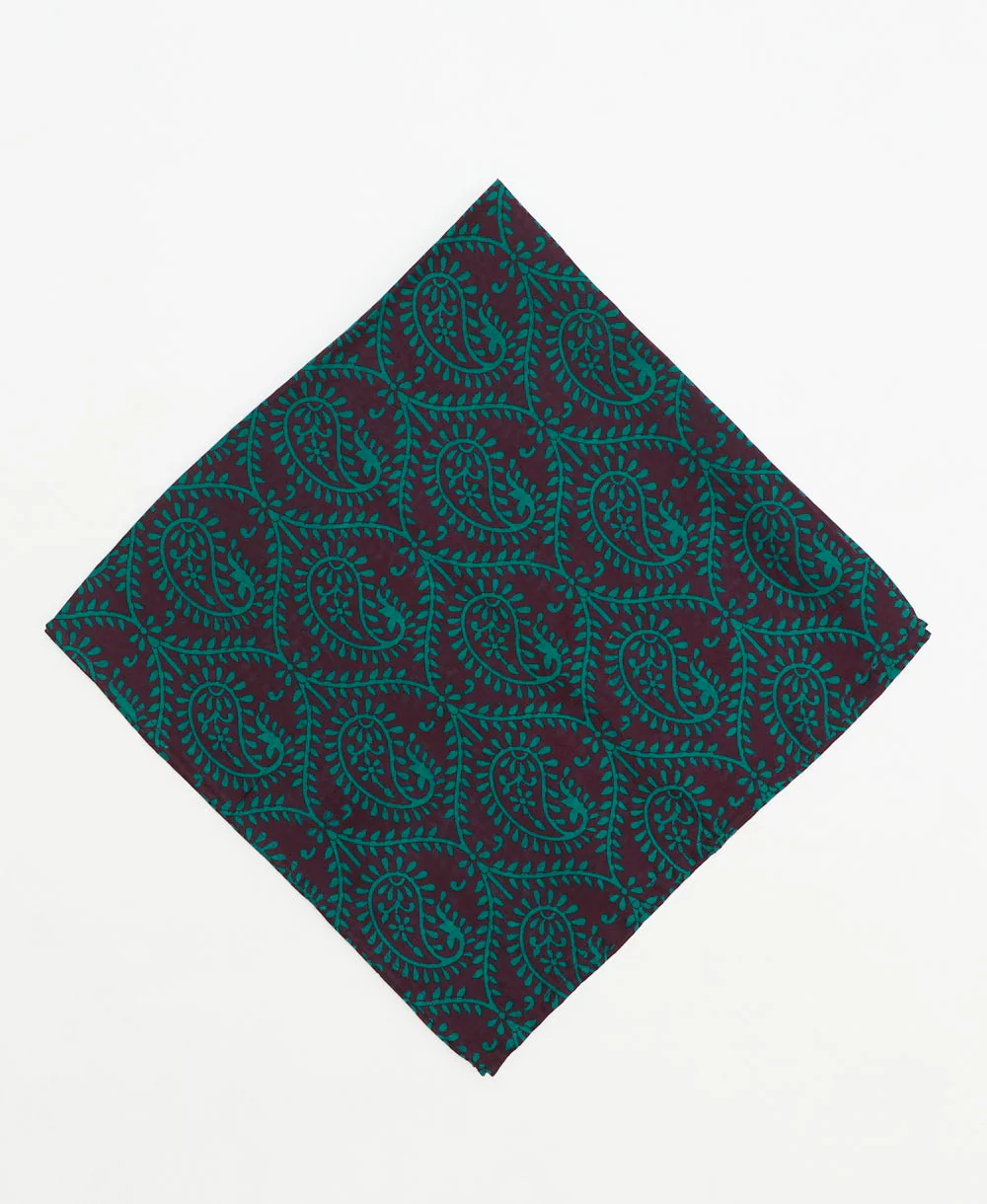 Vintage Silk Bandana - No. 260327 - Image 2