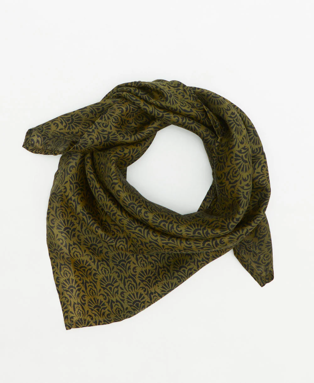 Vintage Silk Bandana - No. 260328