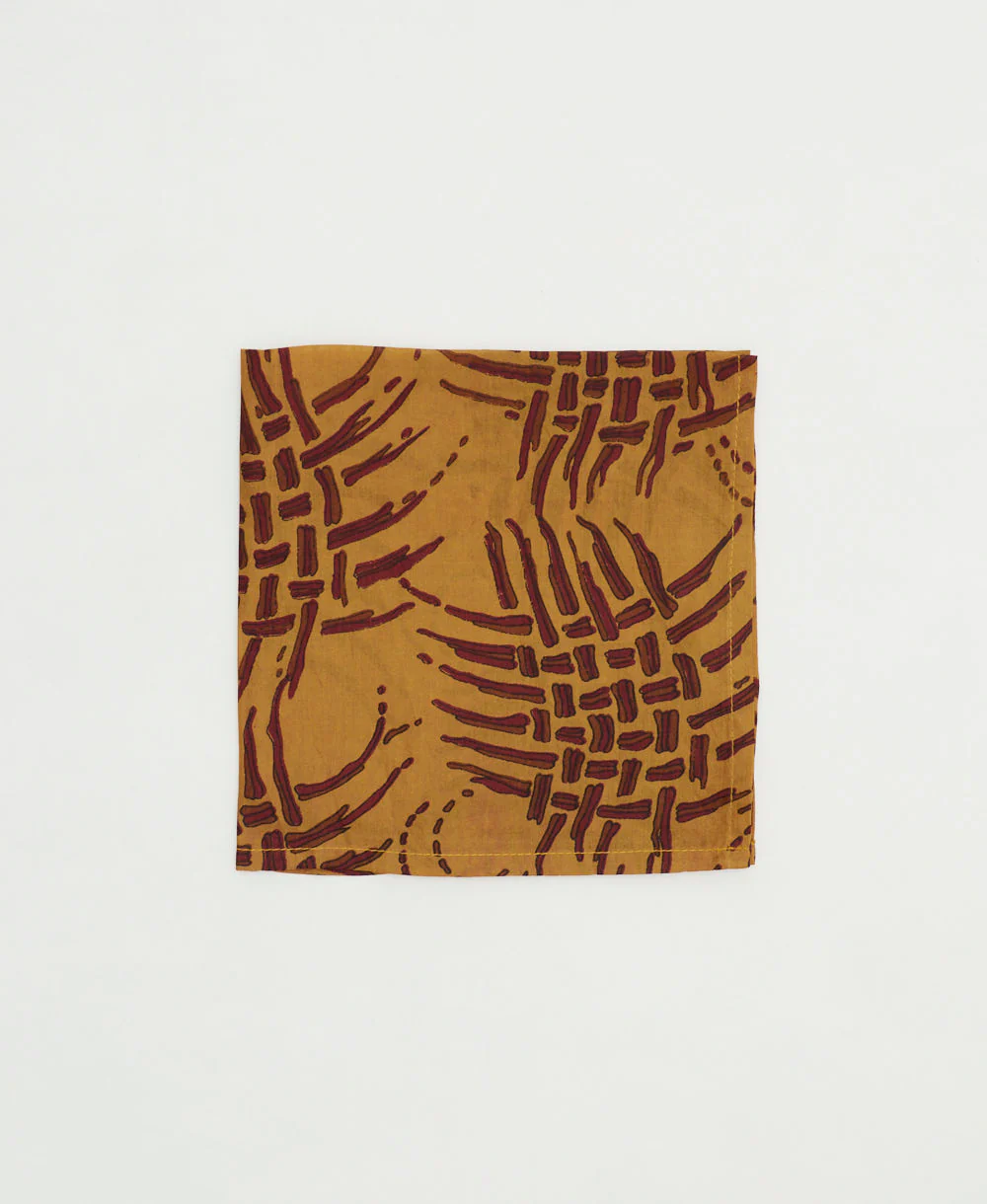 Vintage Silk Pocket Square - No. 240820