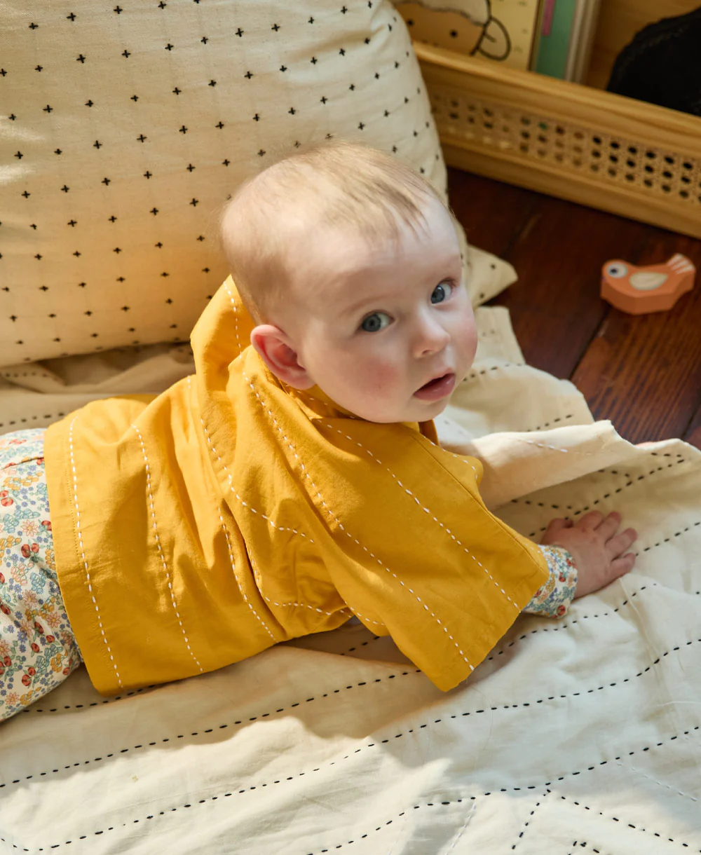 Wrap Baby Top - Mustard - Image 4